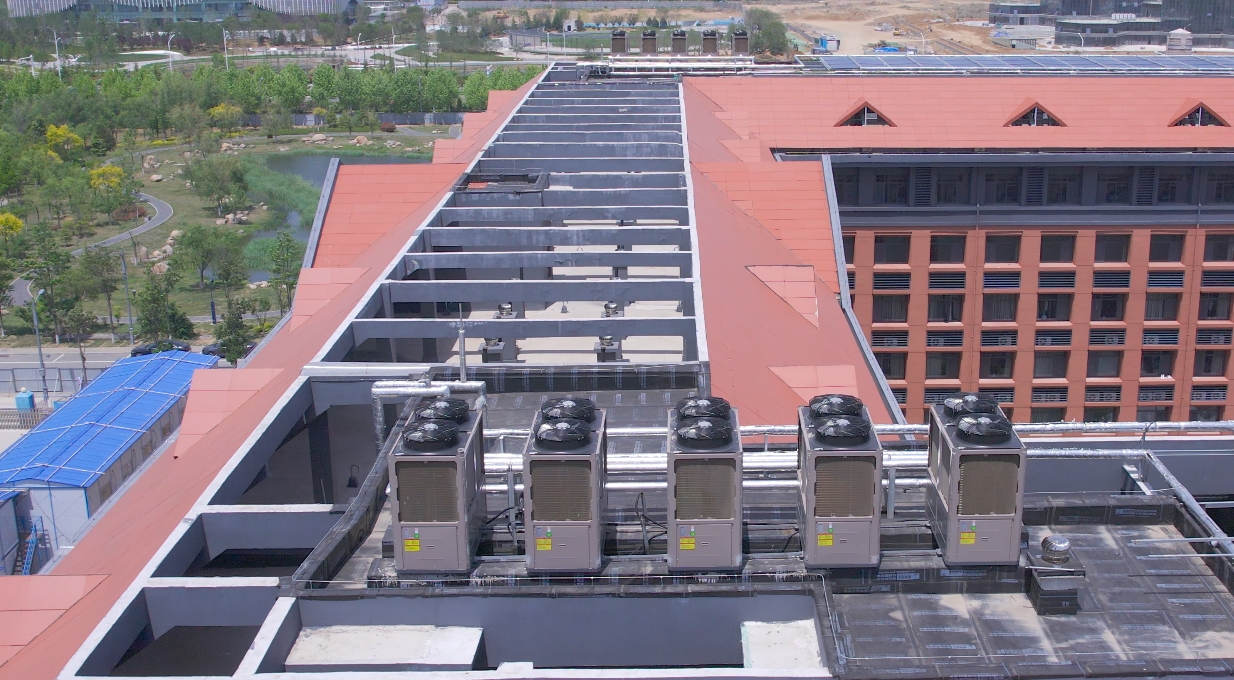 空氣能與太陽能結合的熱水供應方案 