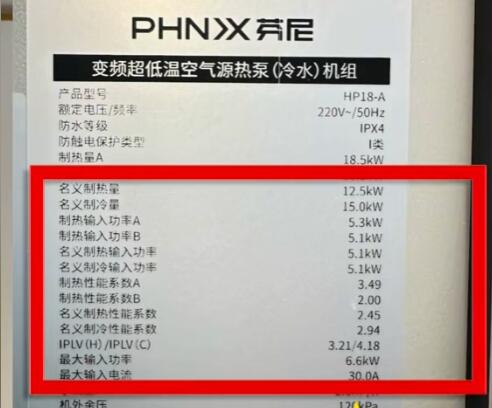 空氣能熱泵的IPLV(H)和IPLV(C) 3.21/4.18是什么意思 